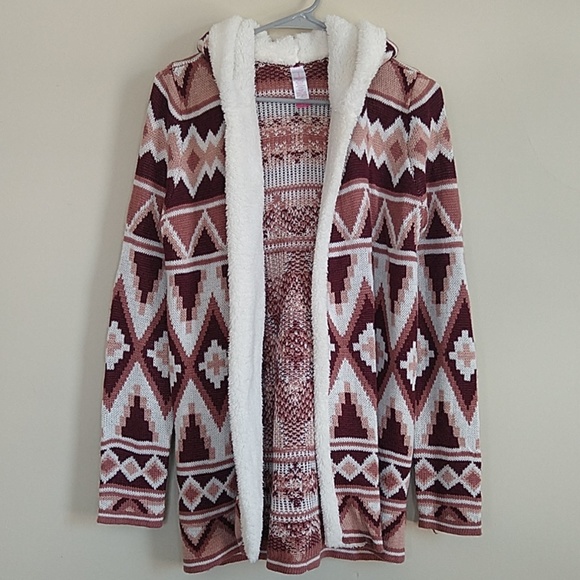 no boundaries hooded cardigan